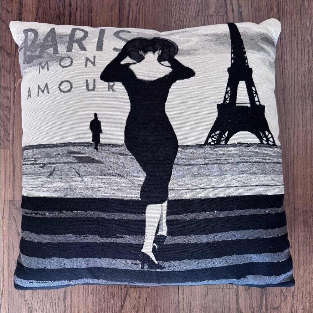 Paris Mon Amour Decorative Pillow